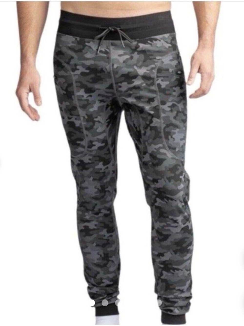 BYLT Elite Black & Gray Camo Jogger Pants Men’s Large
